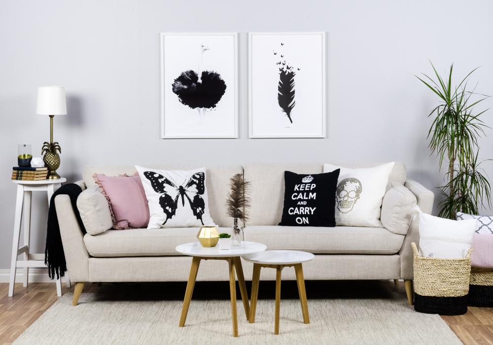 Dahl & Krohn Fjer 1.0 Zwart-wit