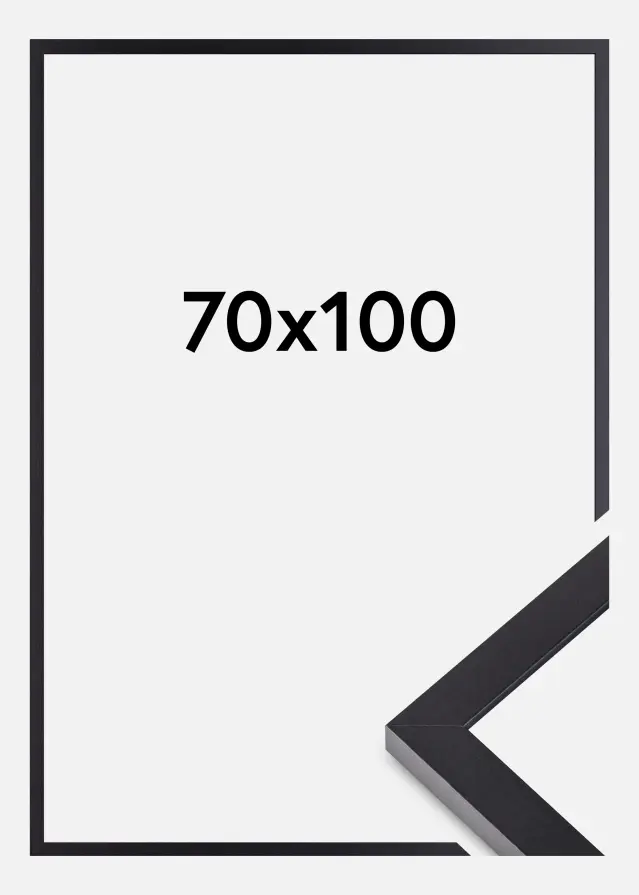 BGA Kader Selection Acrylglas Zwart 70x100 cm