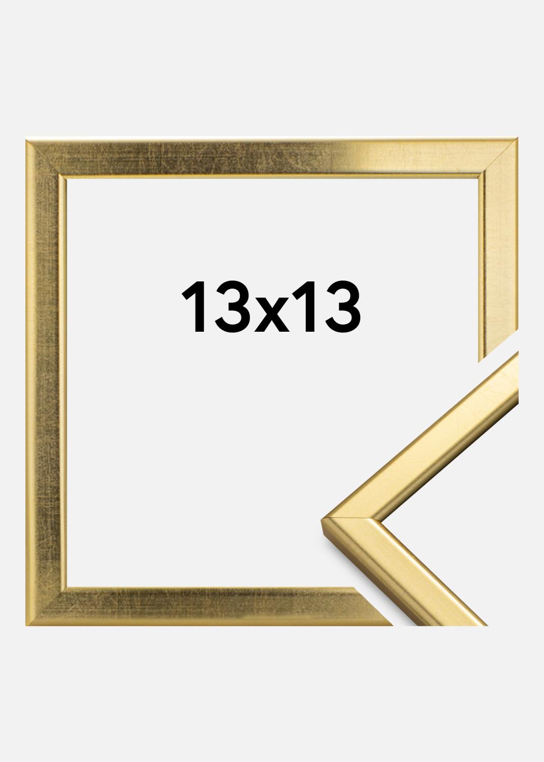 Product Image for Kader Slim Mat Ontspiegeld Glas Goud 13x13 cm