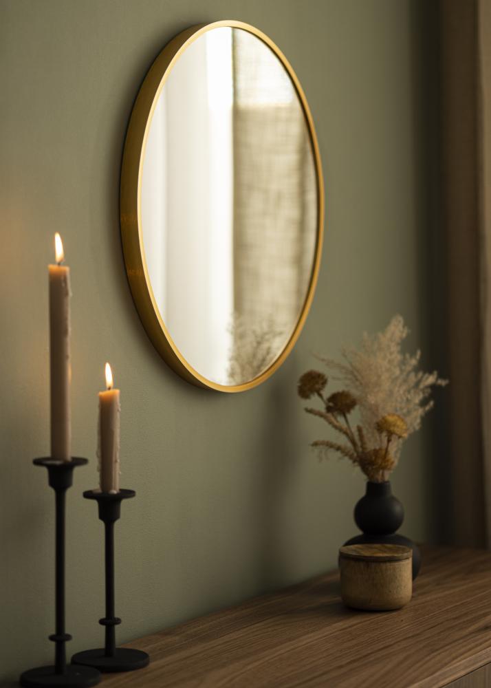 KAILA KAILA Round Mirror - Edge Gold 50 cm Ø