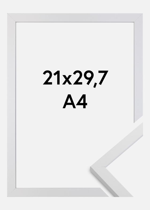 BGA Kader Trendy Acrylglas Wit 21x29,7 cm (A4)