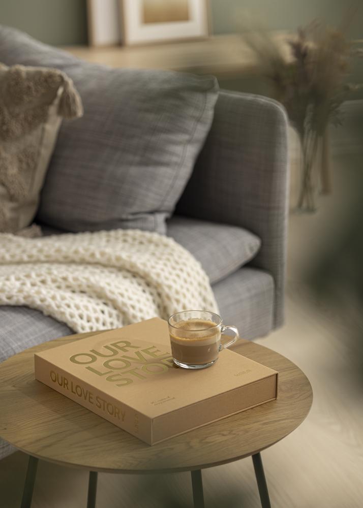 KAILA KAILA OUR LOVE STORY Manilla - Coffee Table Photo Album (60 Zwarte zijden)