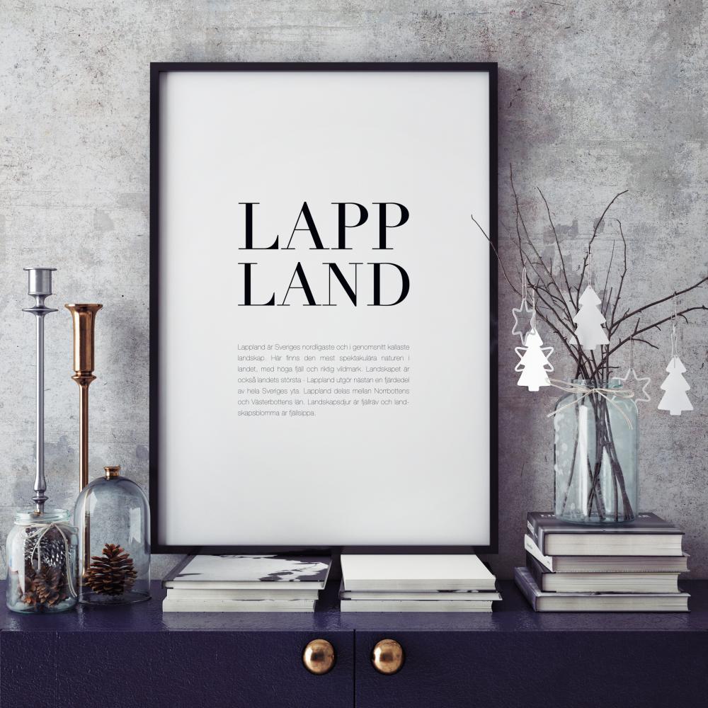 Bildverkstad Landskap Lappland Poster