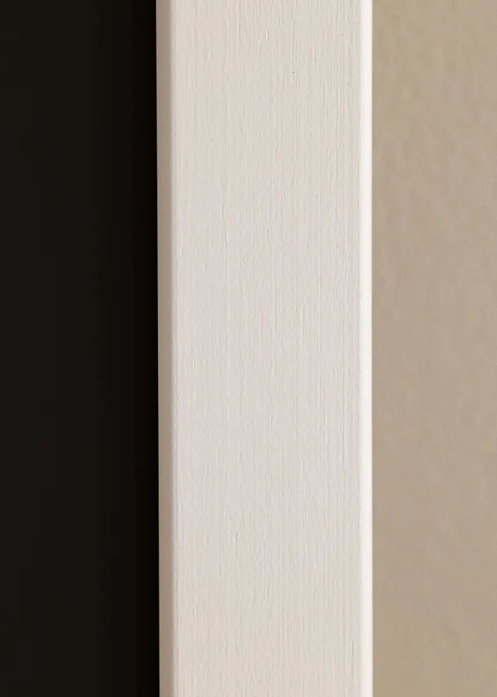 Ram med passepartou Kader Trendline Wit 80x80 cm - Passe-partout Zwart 70x70 cm