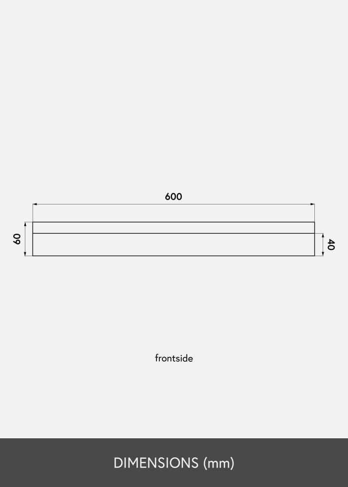 KAILA KAILA Fotoplank Massief eiken 60 cm