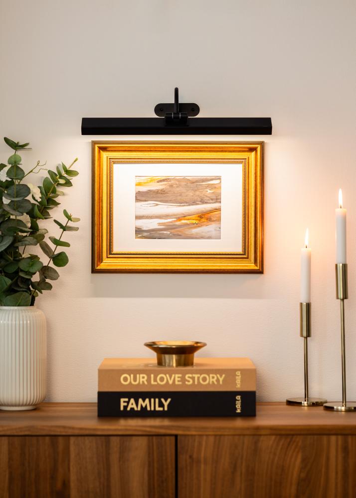 KAILA KAILA Flare Batterijgevoede Schilderijlamp 40 cm - Zwart