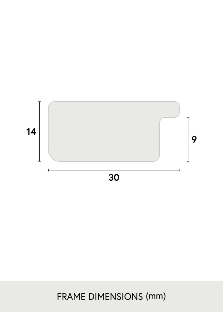 Ramverkstad Kader Glamour Zilver - Formaat naar keuze