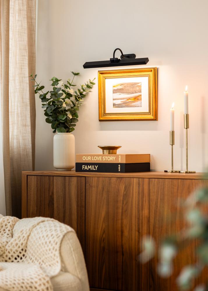 KAILA KAILA Flare Batterijgevoede Schilderijlamp 40 cm - Zwart