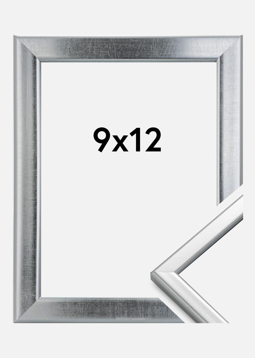 Product Image for Kader Slim Mat Ontspiegeld Glas Zilver 9x12 cm