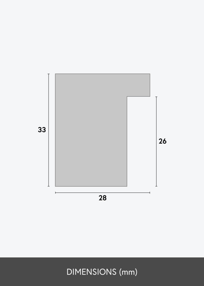 Jämtlands Ramfabrik Kader Cotswold Acrylglas Grijs 30x30 cm