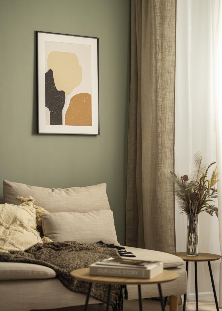 BGA Kader Scandi Acrylglas Matt Zwart 40x80 cm