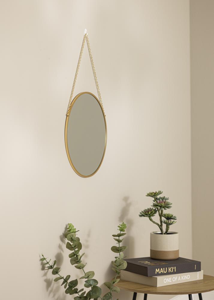 Artlink Ronde Spiegel Modern Goud 41 cm Ø