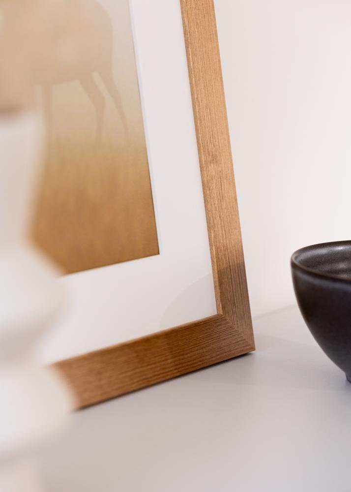 Jämtlands Ramfabrik Kader Sandra Acrylglas Eiken 50x70 cm