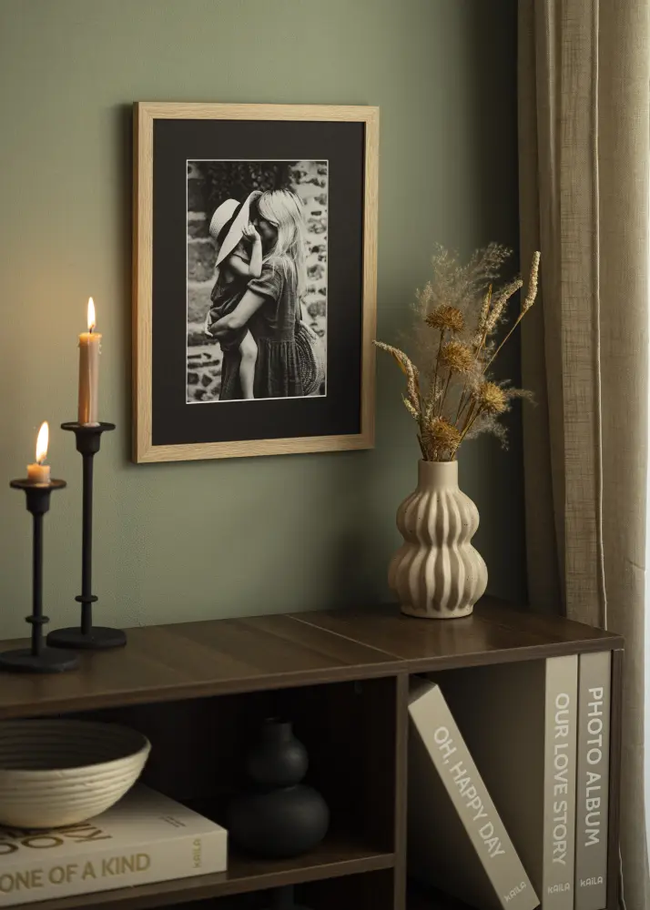Artlink Passe-partout Zwart Standaard (Witte Kern) A2 42x59,4 cm (24x37)