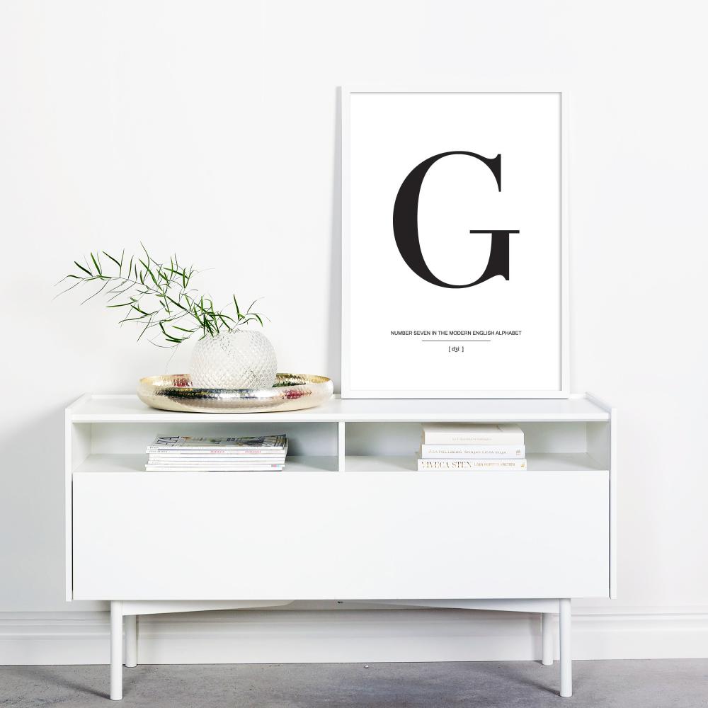 Bildverkstad Letter G Poster