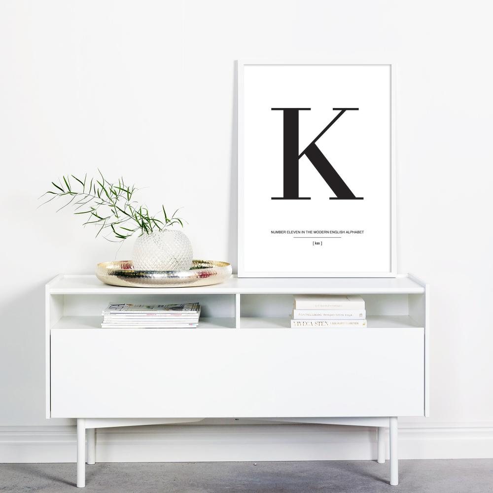 Bildverkstad Letter K Poster