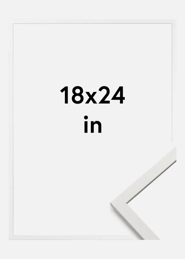 Galleri 1 Kader Edsbyn Acrylglas Wit 18x24 inches (45,72x60,96 cm)