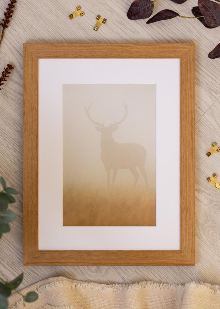 Jämtlands Ramfabrik Kader Sandra Acrylglas Eiken 50x70 cm