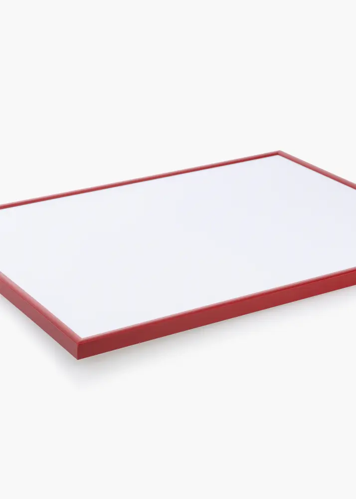 Ram med passepartou Kader New Lifestyle Medium Red 50x70 cm - Passe-partout Zwart 16x24 inches