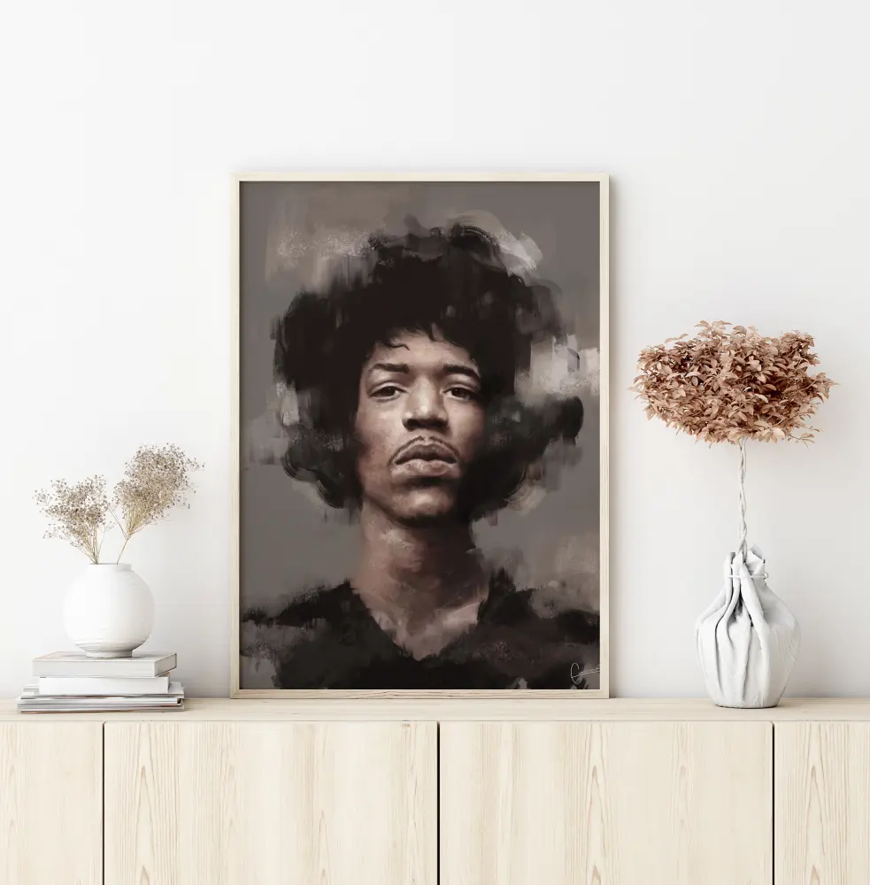 Bildverkstad JIMI HENDRIX Poster