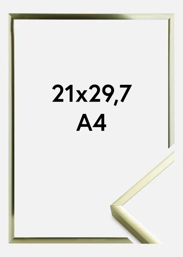Artlink Kader Poster Aluminum Gold 21x29,7 cm (A4)