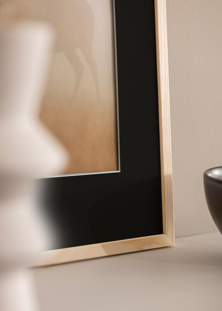 Ram med passepartou Kader Galant Grenen 30x30 cm - Passe-partout Zwart 8x8 inches