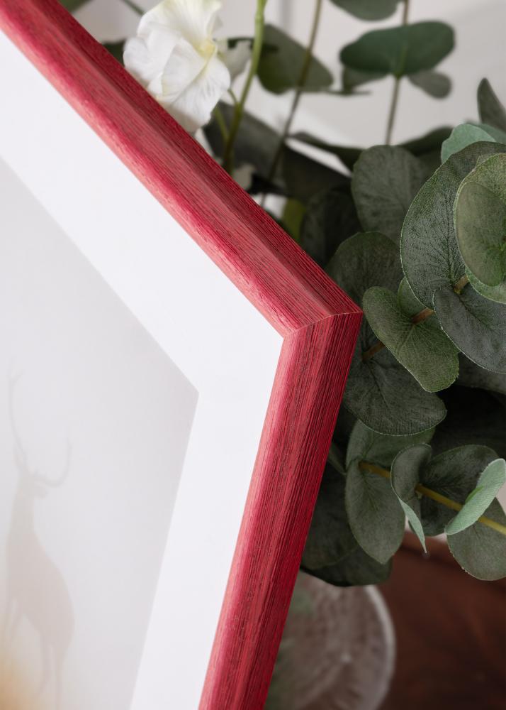 Jämtlands Ramfabrik Kader Cornwall Acrylglas Donkerrood 30x30 cm