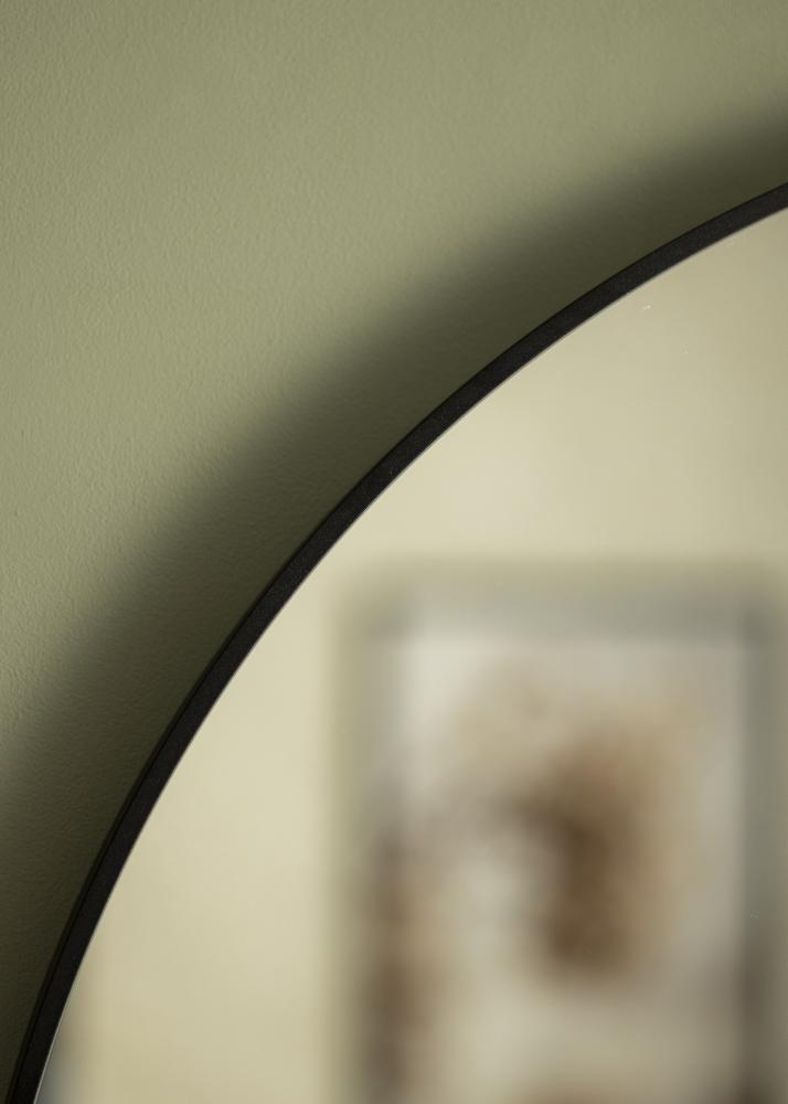 KAILA KAILA Round Mirror - Edge Black 90 cm Ø