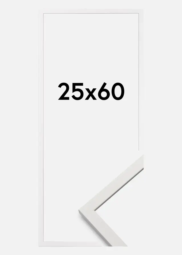 Galleri 1 Kader Edsbyn Acrylglas Wit 25x60 cm