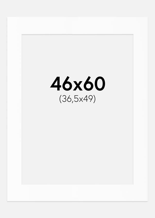 Artlink Passe-partout Wit Standaard (Witte kern) 46x60 cm (36,5x49)