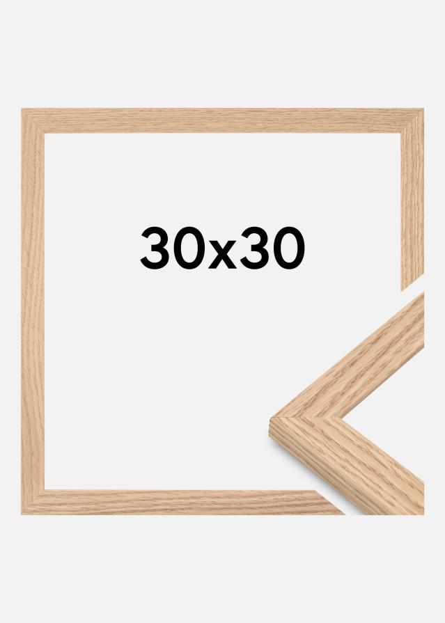 Galleri 1 - Extern Kader Tidlös Acrylglas Massief Eik 30x30 cm