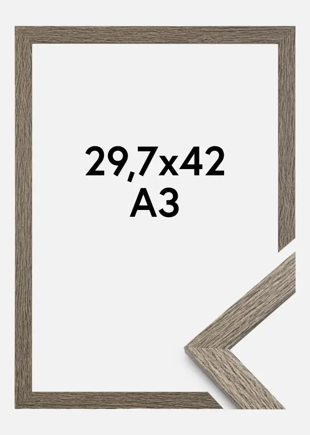 Estancia Kader Stilren Acrylglas Dark Grey Oak 29,7x42 cm (A3)