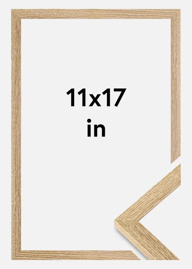 BGA Kader Selection Acrylglas Eikenhout 11x17 inches (27,94x43,18 cm)