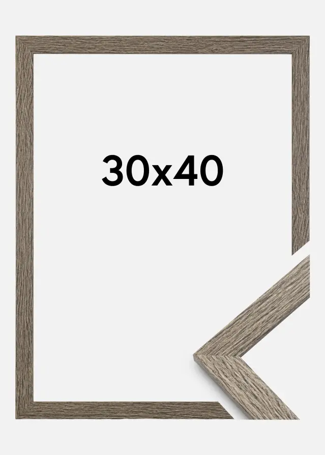 Estancia Kader Stilren Acrylglas Dark Grey Oak 30x40 cm