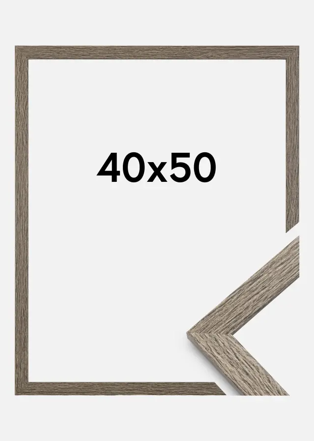 Estancia Kader Stilren Acrylglas Dark Grey Oak 40x50 cm