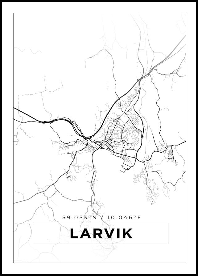 Bildverkstad Map - Lavrik - White Poster