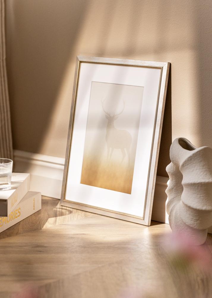 Jämtlands Ramfabrik Kader Marisa Acrylglas Zilver 20x30 cm