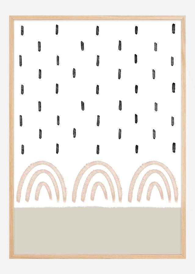 Bildverkstad Rain on Rainbows Poster