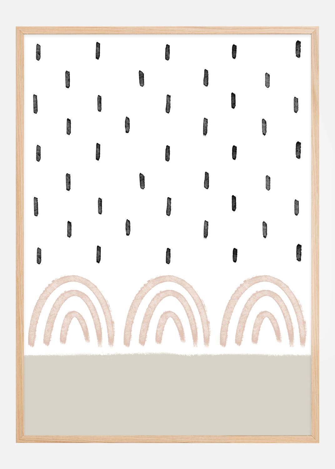 Product Image for Rain on Rainbows Poster (21x29.7 cm (A4))
