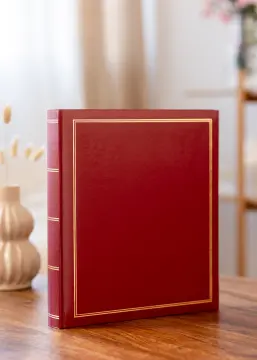 BGA Classico Album Rood - 30x33 cm (100 Witte zijden / 50 bladen)