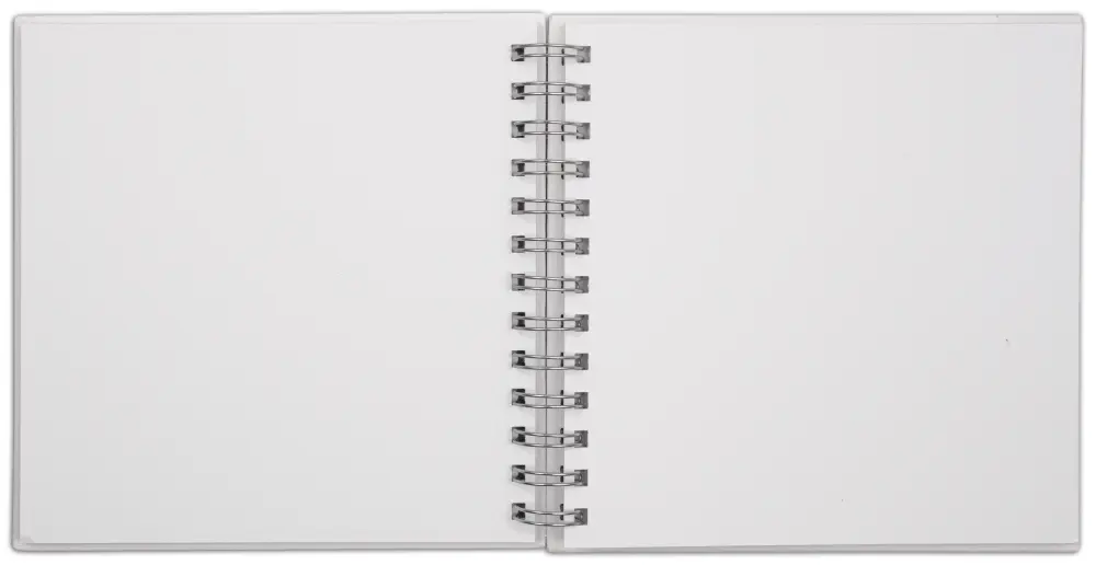 Burde Celebration Wit - 18x18 cm (48 witte zijden / 24 bladen)