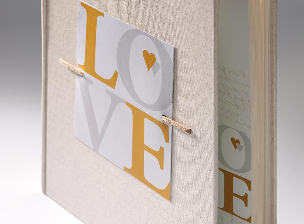 Walther Comunità Trouwalbum - 28x30,5 cm (50 Witte zijden / 25 bladen)