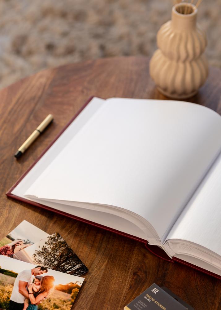 BGA Classico Album Rood - 30x33 cm (100 Witte zijden / 50 bladen)