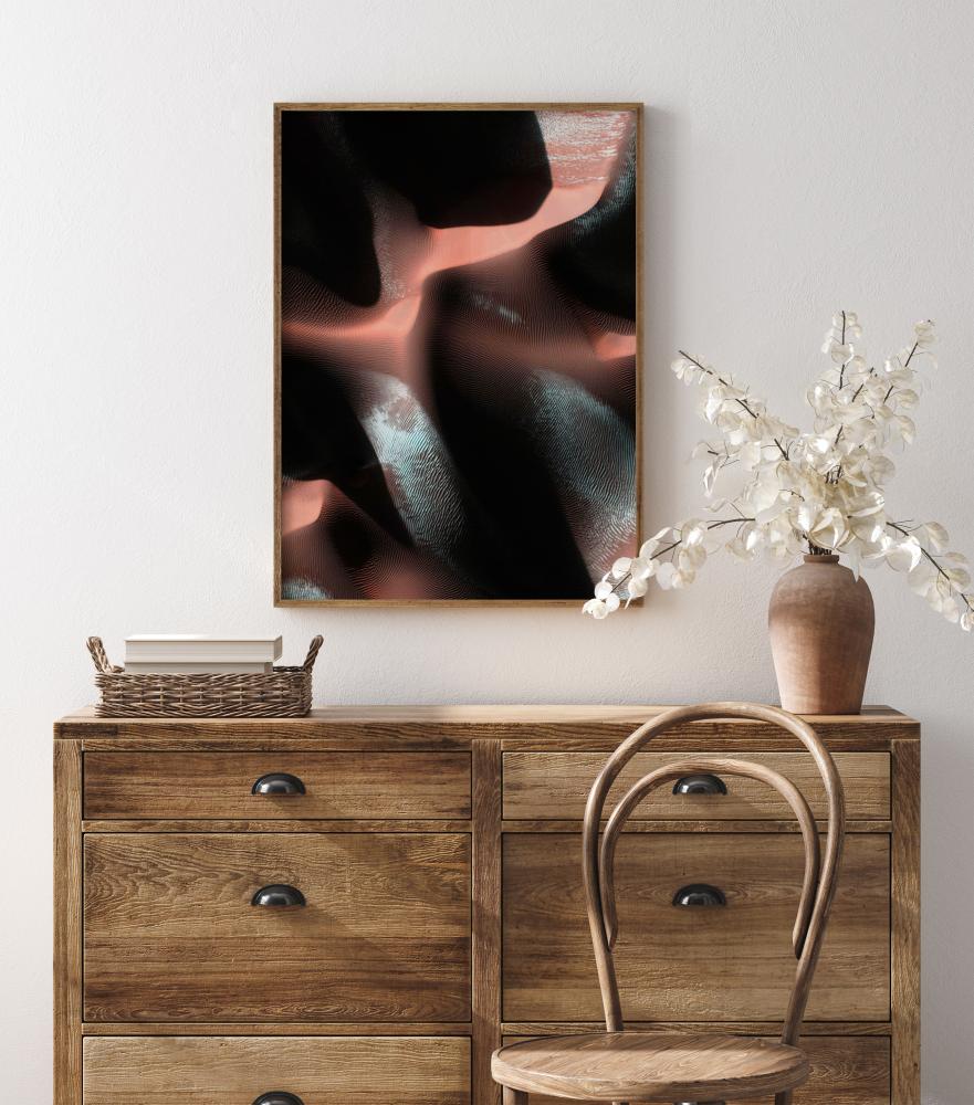 Bildverkstad Abstract Pink Cave Poster