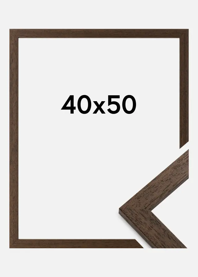 Galleri 1 Kader Brown Wood Acrylglas 40x50 cm