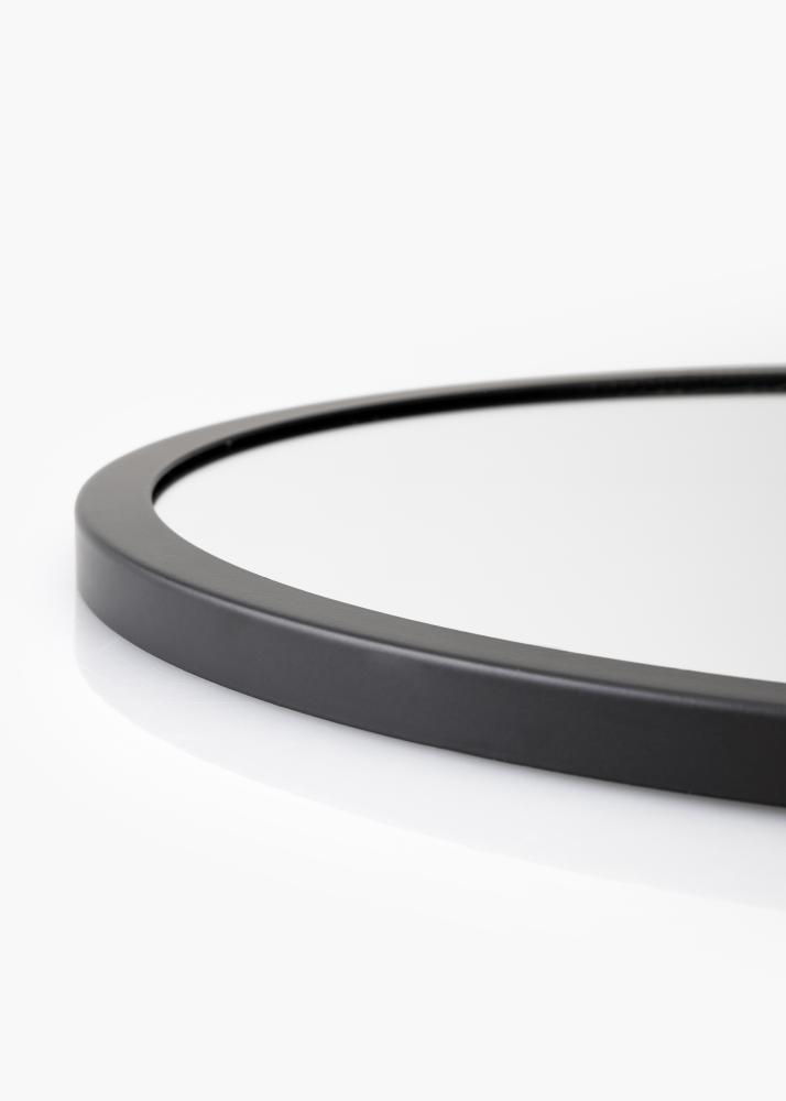 KAILA KAILA Ronde Spiegel Rope - Zwart 30 cm Ø