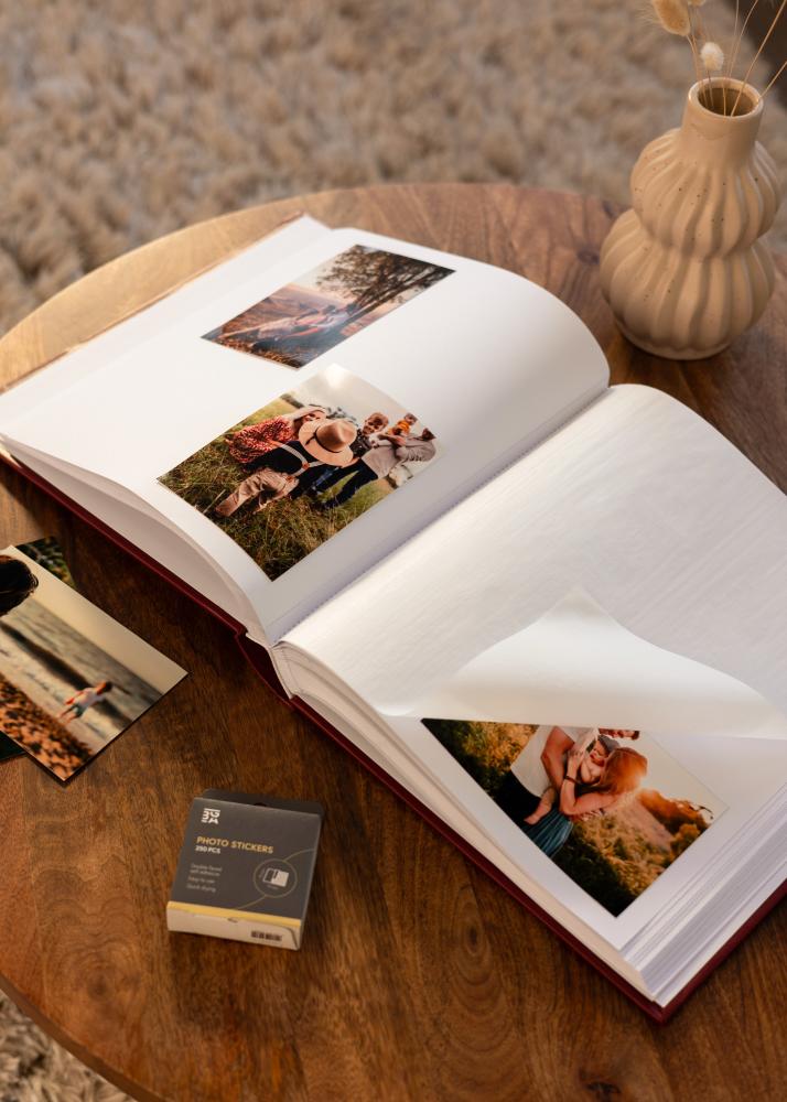 BGA Classico Album Rood - 30x33 cm (100 Witte zijden / 50 bladen)