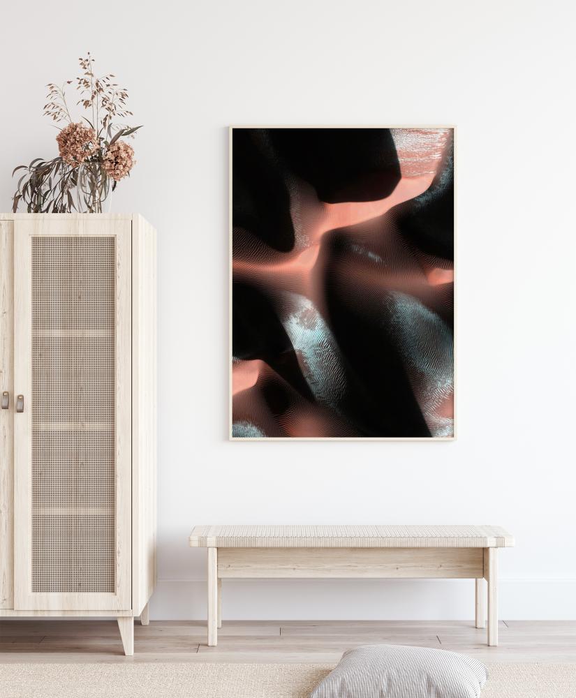 Bildverkstad Abstract Pink Cave Poster