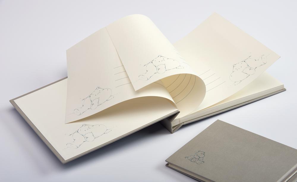 Walther Madu Babyalbum - 28x25 cm (40 Witte zijden / 20 bladen)