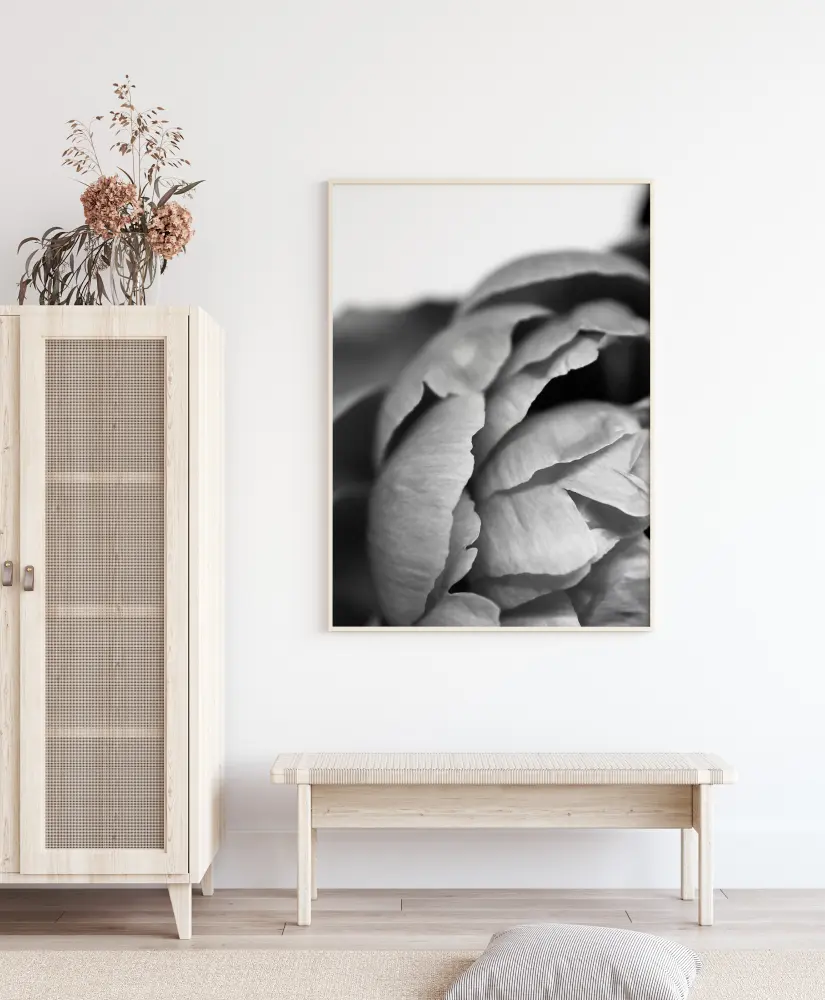 Bildverkstad Peony B&W Poster